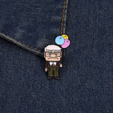 Carl Up Movie Brooch Enamel Pin