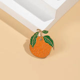 Tangerine Brooch Enamel Pin
