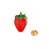Red Strawberry Brooch Enamel Pin