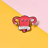 Cuterus Medical Brooch Enamel Pin
