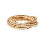 Statement Snake Chain Coil Bracelet