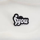 F You Brooch Enamel Pin
