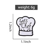 Yes Chef Brooch Enamel Pin