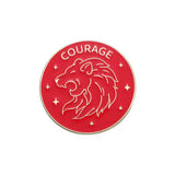 Brave Mane Gryffindor Harry Potter Brooch Enamel Pin