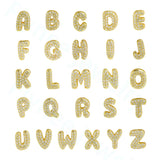 Small Bubble Initial Name Necklace with all letters