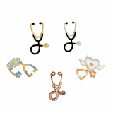 Stethoscope Collector Enamel Pin Bundle
