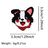 Gentleman Dog Brooch Enamel Pin