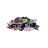 Overthinker Brooch Enamel Pin
