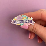 Overthinker Brooch Enamel Pin