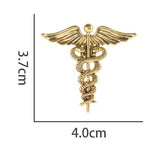 The Healer’s Crest Medical Brooch Lapel Pin