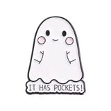 It Has Pockets Ghost Brooch Enamel Pin