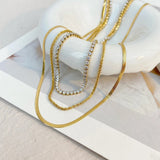 18K Gold Plated Florentine Necklace