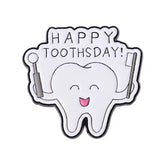 Happy ToothsDay Dentist Brooch Enamel Pin