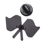 Racing Flag Brooch Enamel Pin