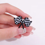 Racing Flag Brooch Enamel Pin