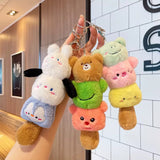 Stacked Smiles Plush Bag Charm