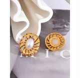 18K Gold Plated Mable Studs