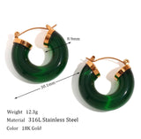 18K Gold Plated Eleanor Hoops