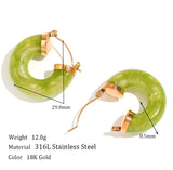 18K Gold Plated Eleanor Hoops