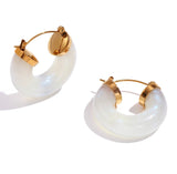 18K Gold Plated Eleanor Hoops