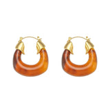 18K Gold Plated Evelyn Hoops