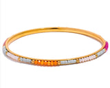 18K Gold Plated Colourful Bangles