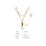 18K Gold Plated Evil Eye Mirchi Necklace