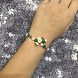 Green Beaded Bracelet