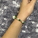 Green Beaded Bracelet