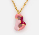 18k Gold Plated Funky Initial Necklace