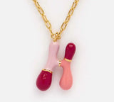 18k Gold Plated Funky Initial Necklace