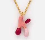 18k Gold Plated Funky Initial Necklace