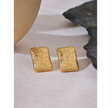 18K Gold Plated StarBread Earrings