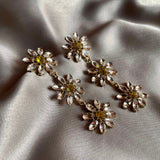 Statement Daisy Drop Earrings