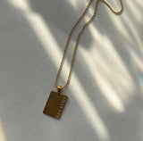 18K Gold Plated Breathe Necklace