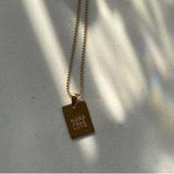 18k Gold Plated More Self Love Necklace