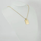 18K Gold Plated Breathe Necklace