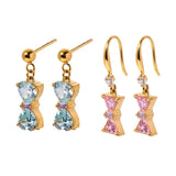 18K Gold Plated Vibrant Bow Drops