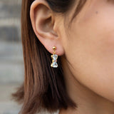 18K Gold Plated Vibrant Bow Drops