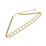 18k Gold Plated Serena Choker