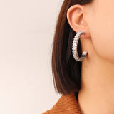 18k Gold Plated Athena Hoops