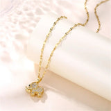 Studded Elephant Necklace