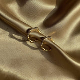 18K Gold Plated Beatrice Hoops