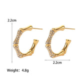 18K Gold Plated Beatrice Hoops