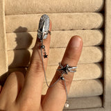 Erica Nail Ring (Silver)