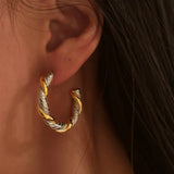 Twisted Rope Hoops
