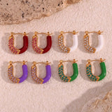 Rhea Encrusted Hoops