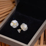 Opal Ball Stone Studs
