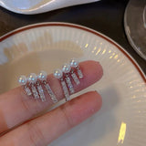 Pearl Waterfall Studs