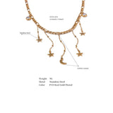 18K Gold Plated Cosmic Necklace